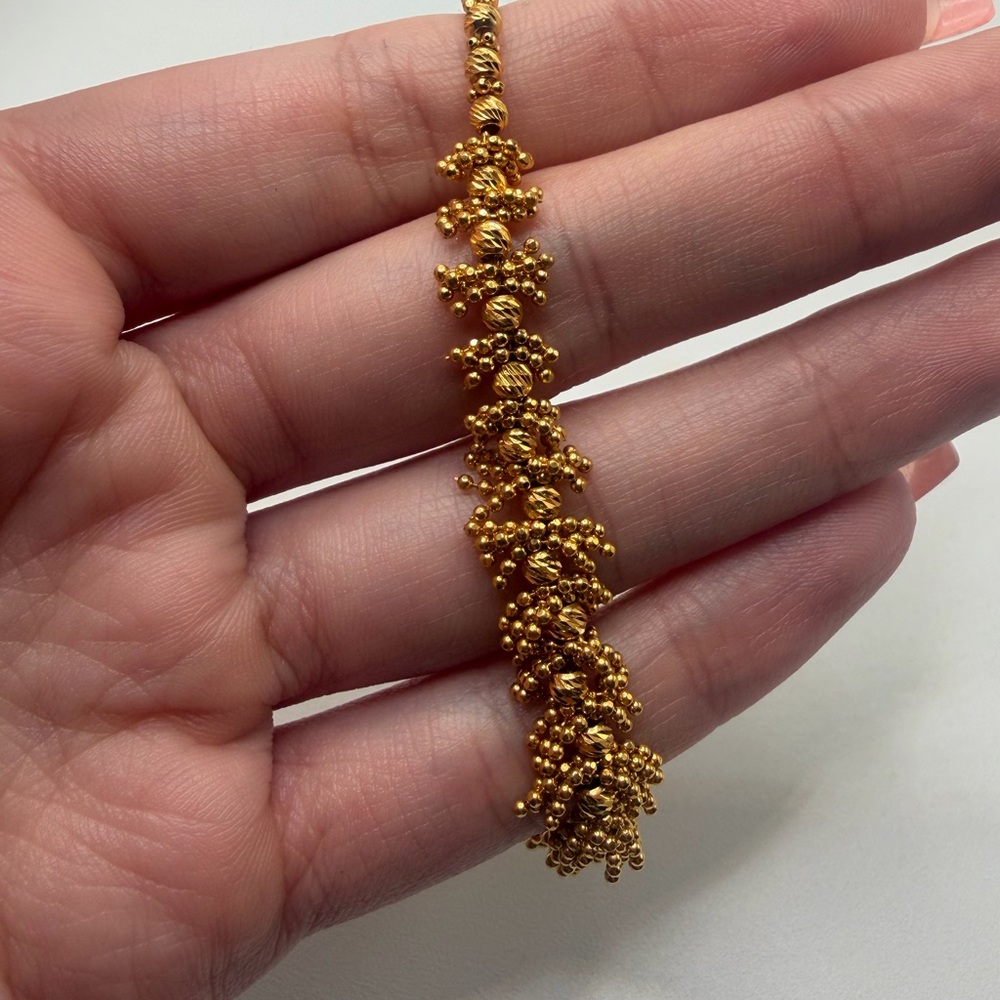 Elegant 21k Gold Women's Bracelet